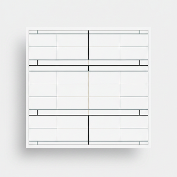 Architectural Grid System UI Template